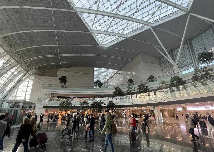 Interior of Ankara railway station