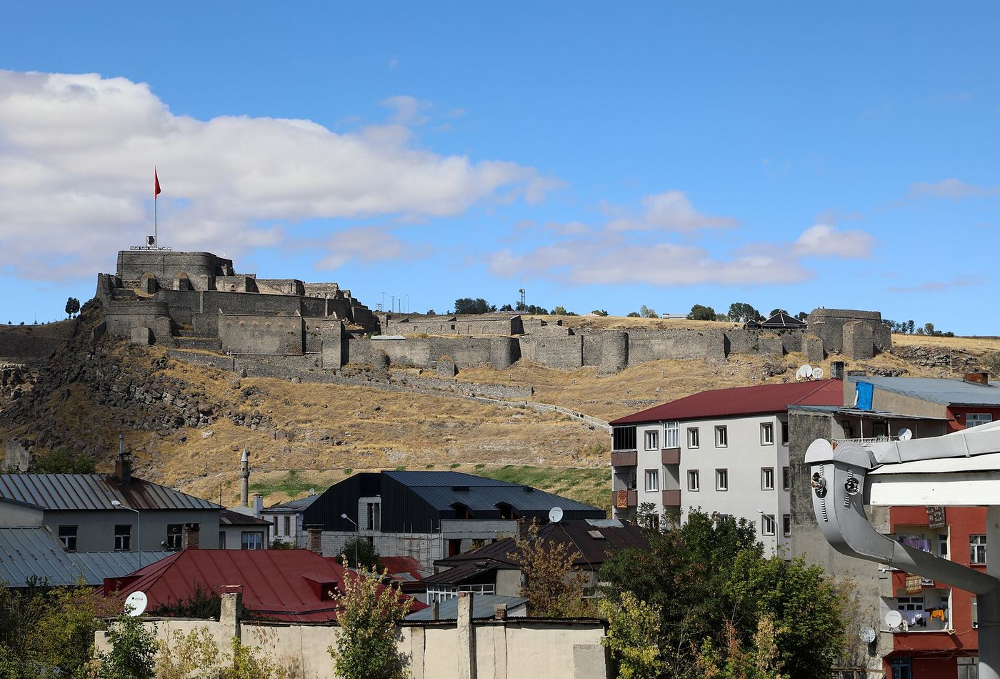 Kars Castle above the city